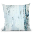 Abstract Blue I Throw Pillow By Image Conscious - by all about vibe