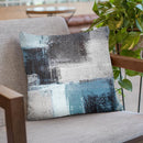 Abstract Blue Iii Throw Pillow By Image Conscious - by all about vibe