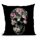 Tropic Skull Throw Pillow By Image Conscious - by all about vibe