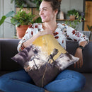 Yellow Era 2 Throw Pillow By Image Conscious - by all about vibe