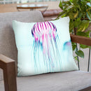 Jelly Fish Throw Pillow By Image Conscious - by all about vibe