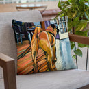A PugÂês View Throw Pillow By Image Conscious - by all about vibe