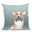 Corgi Dog Throw Pillow By Image Conscious - by all about vibe