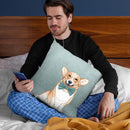 Corgi Dog Throw Pillow By Image Conscious - by all about vibe