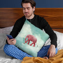 Walking On A Thin Line Throw Pillow By Image Conscious - by all about vibe