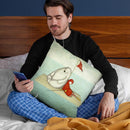 Calm Water Throw Pillow By Image Conscious - by all about vibe