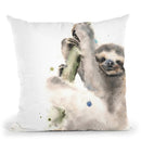 Sloth Throw Pillow By Image Conscious - by all about vibe