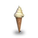Ice Cream Cone White Throw Pillow By All About Vibe
