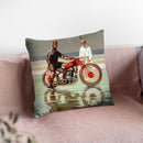 The Sandracer Throw Pillow By John Haskins - by all about vibe