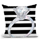 Engaged Throw Pillow by Jodi Pedri