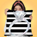 Engaged Throw Pillow by Jodi Pedri