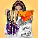 Arrive Late In Orange Taxi Throw Pillow by Jodi Pedri