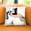Spill Throw Pillow by Jodi Pedri