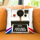 Stay Focused Throw Pillow by Jodi Pedri