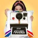 Stay Focused Throw Pillow by Jodi Pedri