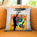 Street Art Throw Pillow by Jodi Pedri