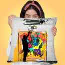 Street Art Throw Pillow by Jodi Pedri