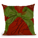 Deck The Halls Throw Pillow by Jodi Pedri