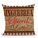 Gingerbread Throw Pillow by Jodi Pedri