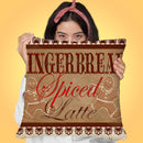 Gingerbread Throw Pillow by Jodi Pedri