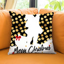 Merry Santa Throw Pillow by Jodi Pedri