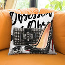Loubo Obesessed Throw Pillow by Jodi Pedri