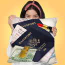 Away We Go Throw Pillow by Jodi Pedri
