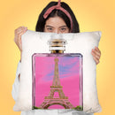 Paris Perfumeopping Throw Pillow by Jodi Pedri