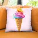 Rainbow Cone Throw Pillow by Jodi Pedri