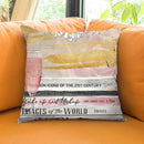 Books Layered Copy Throw Pillow by Jodi Pedri