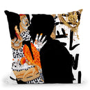 Kiss Me In Gold Throw Pillow by Jodi Pedri