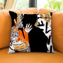 Kiss Me In Gold Throw Pillow by Jodi Pedri