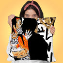 Kiss Me In Gold Throw Pillow by Jodi Pedri