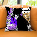 Kiss Me In Purple Throw Pillow by Jodi Pedri