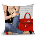 Loved I Throw Pillow by Jodi Pedri