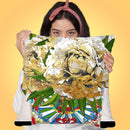 Smell The Flowers Ii Throw Pillow by Jodi Pedri