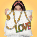 Loved Ii Throw Pillow by Jodi Pedri