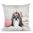 Pretty In Pink Throw Pillow by Jodi Pedri