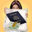 First Class Throw Pillow by Jodi Pedri