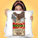 Chocolate Bar Gg Throw Pillow by Jodi Pedri