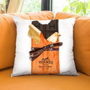 Chocolate Bar H Throw Pillow by Jodi Pedri