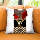 Chocolate Bar L Throw Pillow by Jodi Pedri