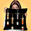 Syringes Throw Pillow by Jodi Pedri