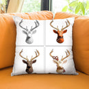 Deer Combo Throw Pillow by Jodi Pedri