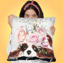 King Charles Drama Throw Pillow By Jodi Pedri