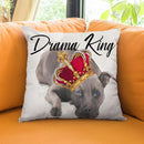 King Pom Throw Pillow By Jodi Pedri