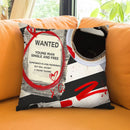 Wanted Throw Pillow by Jodi Pedri