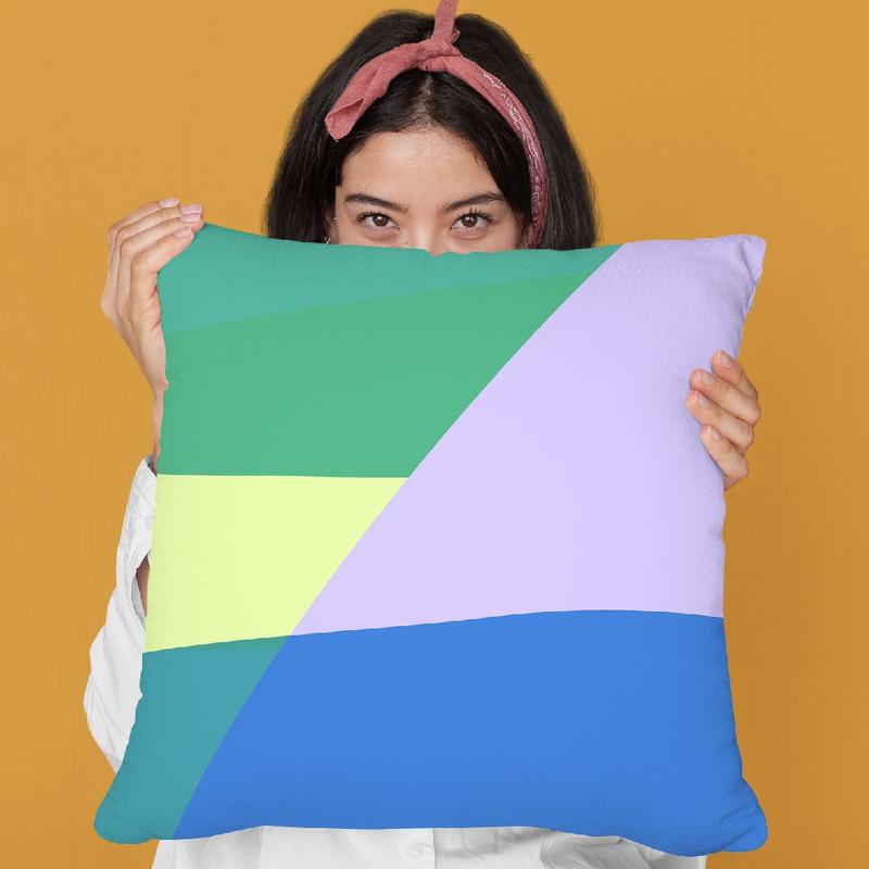 Abstract Iv Throw Pillow By June Journal