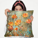 Warmth In Theadows Throw Pillow By Kathleen Reits