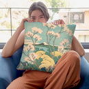 Fuji From Gotenyama On The T_kaid_ Atinagawa (T_kaid_inagawa Gotenyama No Fuji) Throw Pillow By Katsushika Hokusai